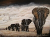 Werk 'Elefantenherde ' von 'Henriette Nagel'