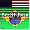 Brazil down 
