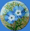 Werk 'Blaue Blumen' von 'Petra Uszick'