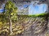 Birnbaum und Wolkenfenster von Malerfrst von Rgen